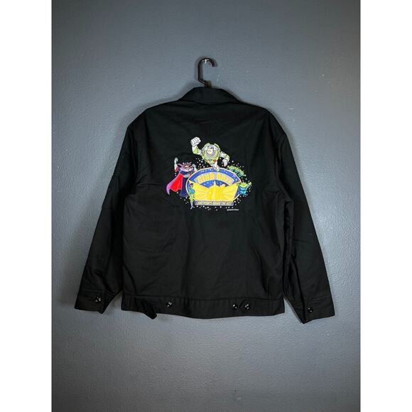 DICKIES § DISNEY CLUB BUZZ lightyear SIZE M vintage black men's jacket - Picture 1 of 6